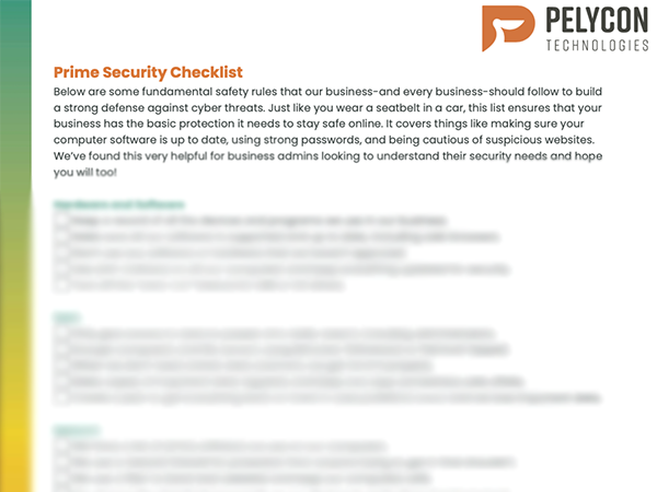 Prime Security checklist image